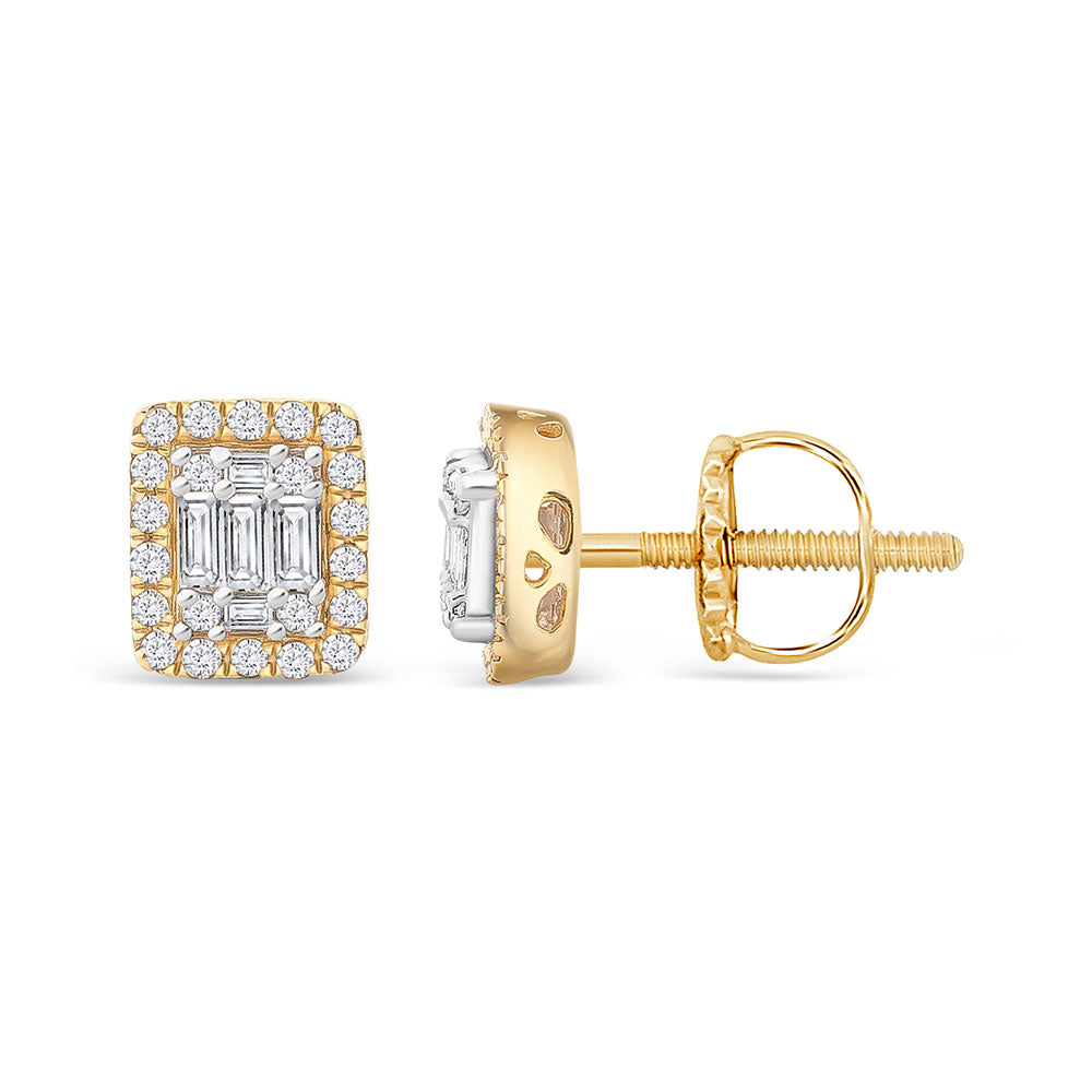 Affordable Trending Stunning Gold Diamond Stud Earring For Men - YouTube